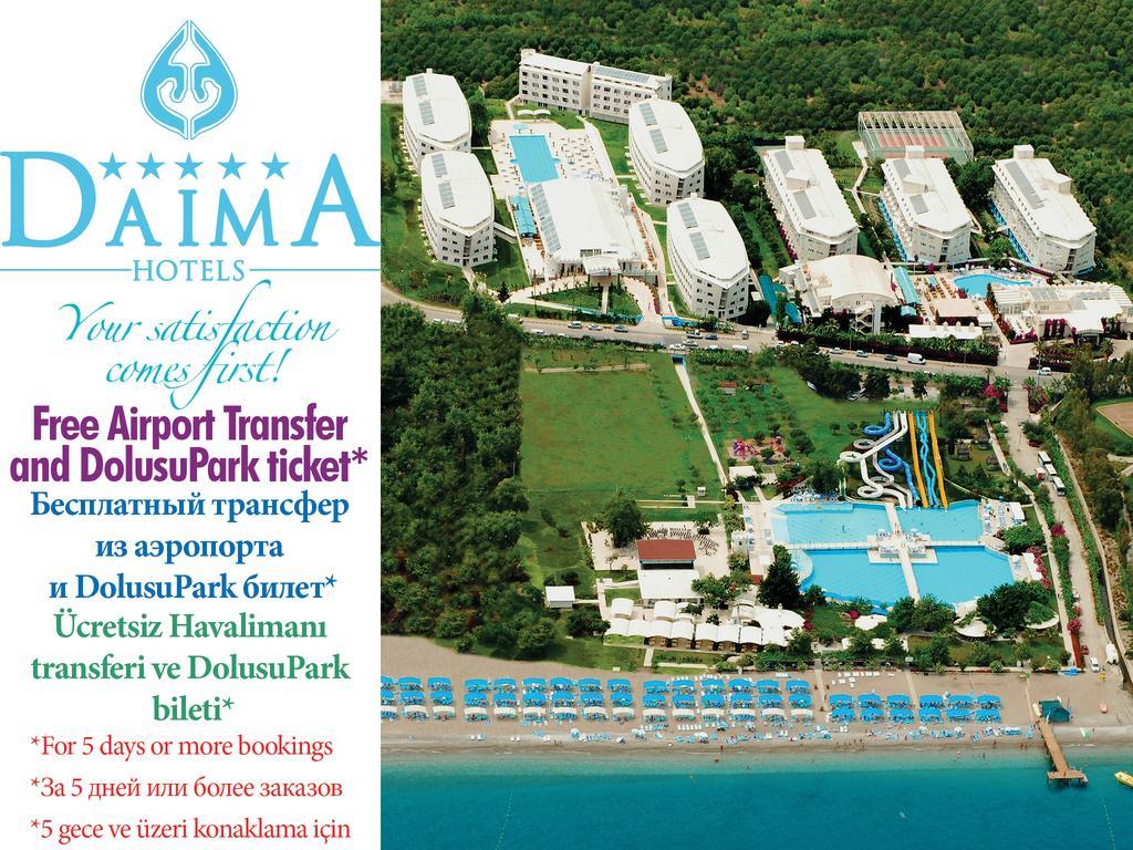 Daima Biz Hotel - Dolusu Aquapark Access Kemer Exterior photo